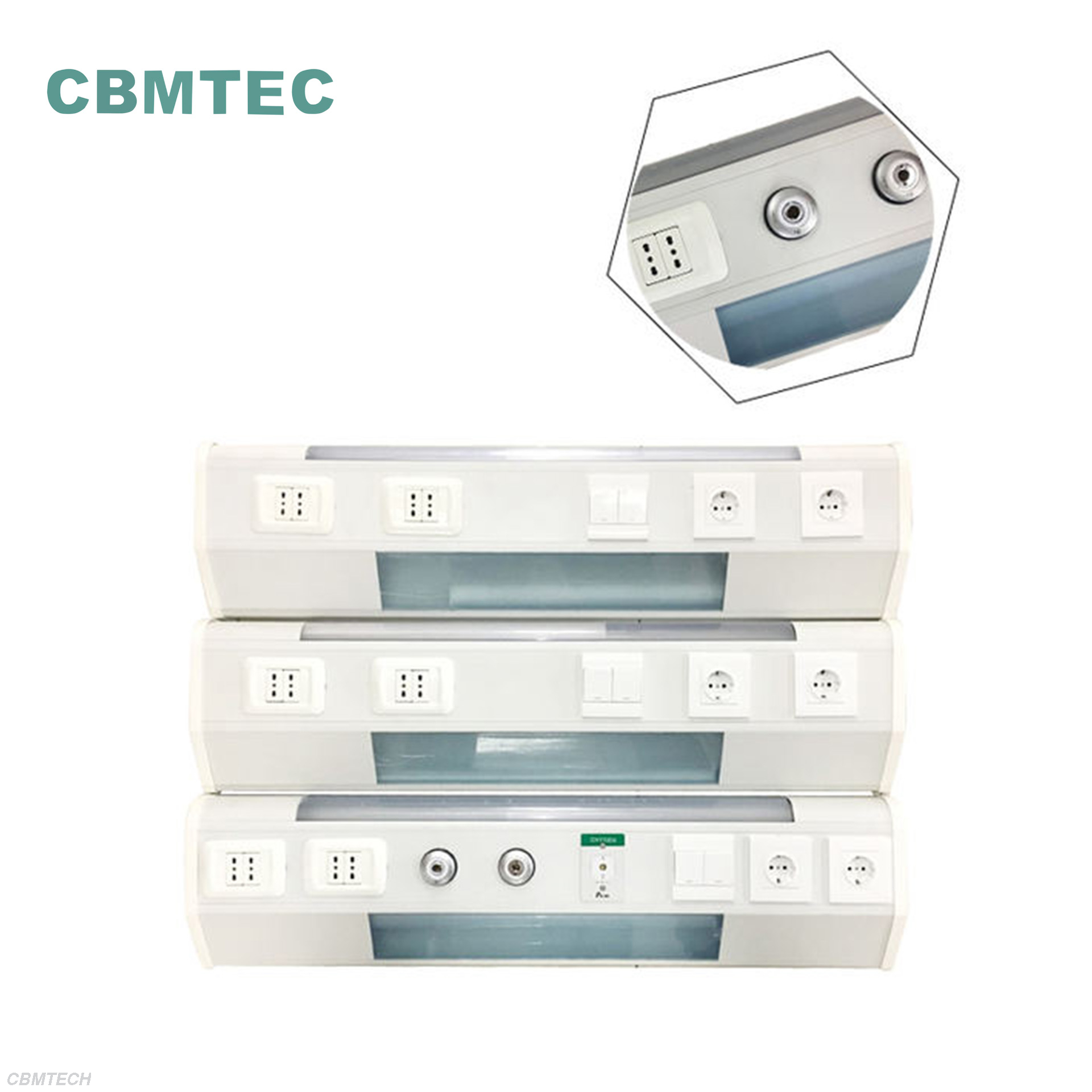 CBMTECH Wall-Mounted Bed Head Panel for Clinics