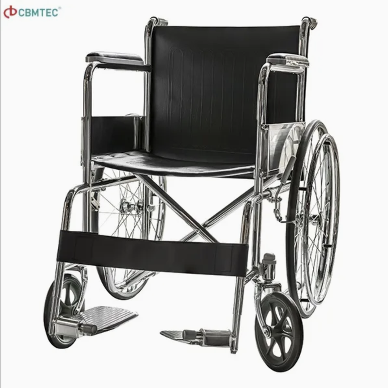 High-Quality Travel-Friendly Manual Wheelchair with Durable Casters for Seniors and Disabled Users