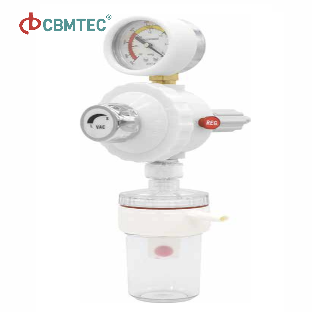 Medical Vacuum Regulator with Precision Pressure Control and Automatic Safety Stop