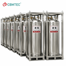 Welded Insulated Liquid Nitrogen Oxygen Dewar Cylinders