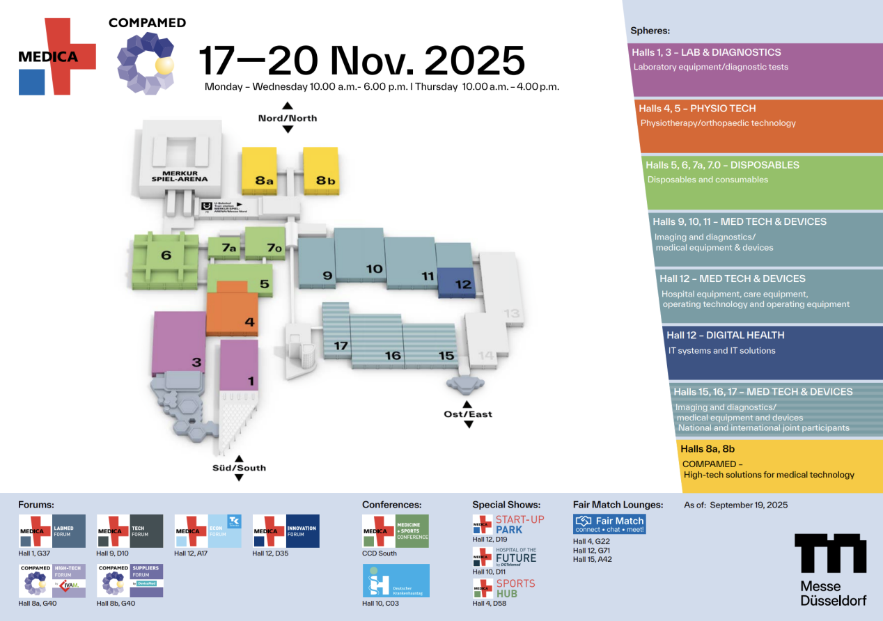 World Medical Fairs in Nov. of 2025