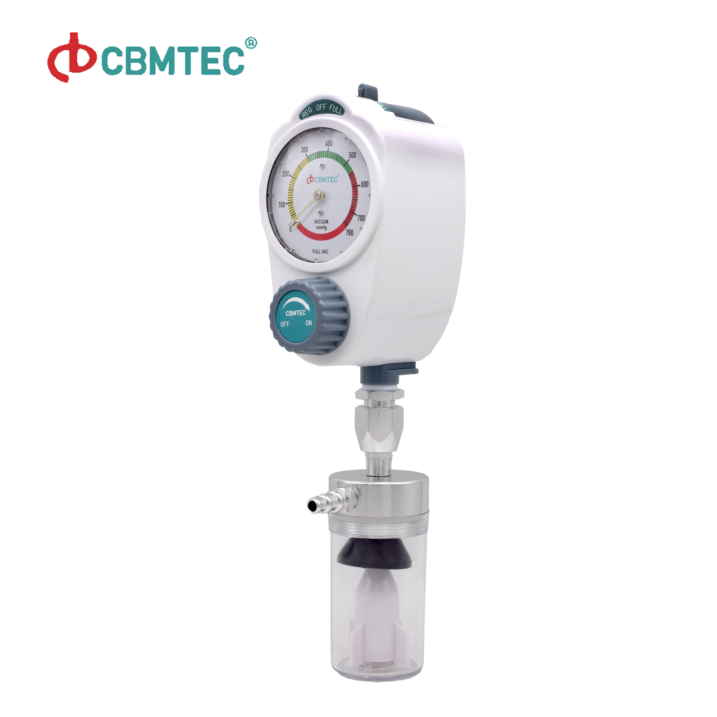 US-Style Medical Suction Regulator with Automatic Safety Shutoff and Pressure Control