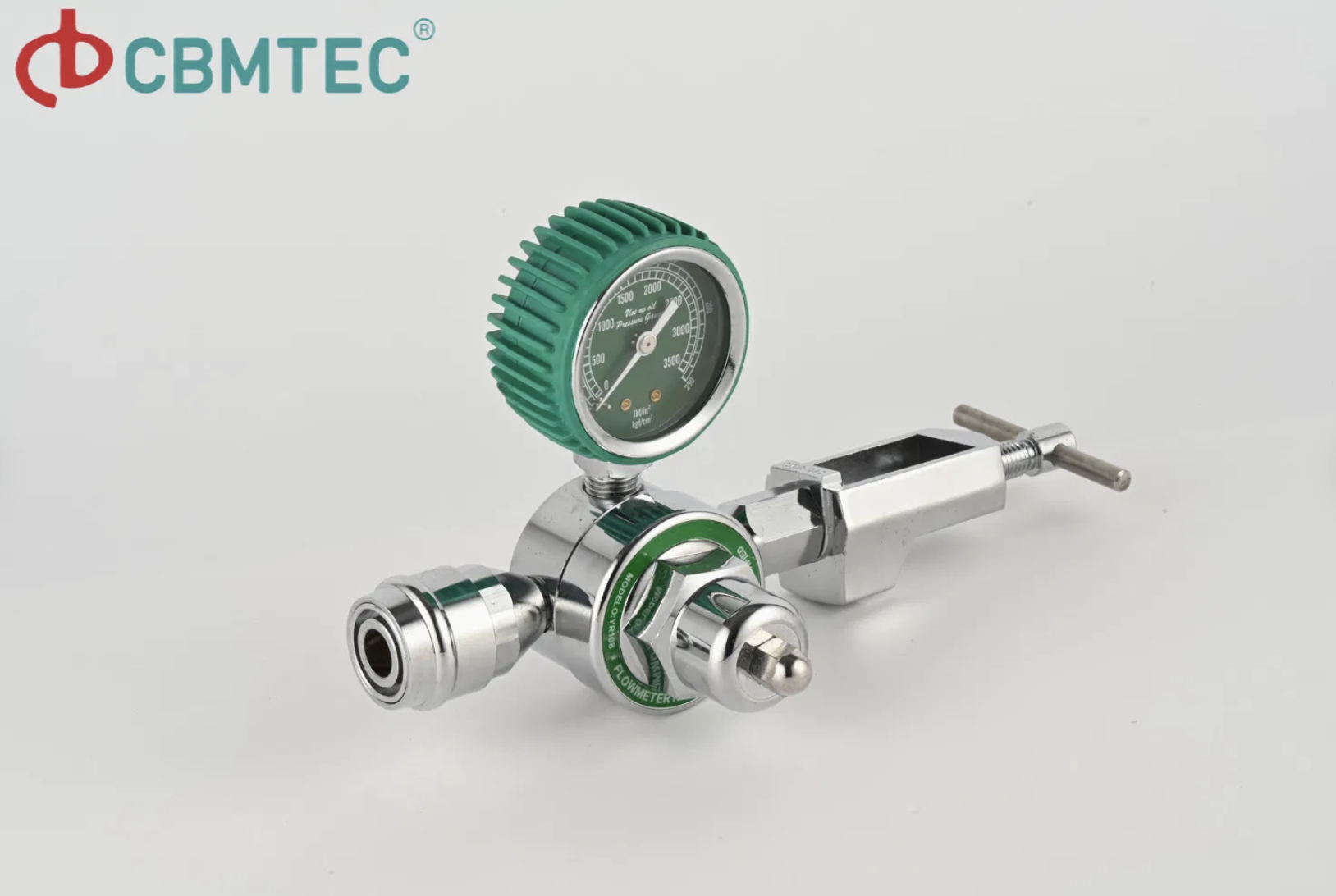 Medical Oxygen Regulator, First Aid Oxygen Regulator with Flow Meter and Humidifier for Oxygen Gas Cylinder