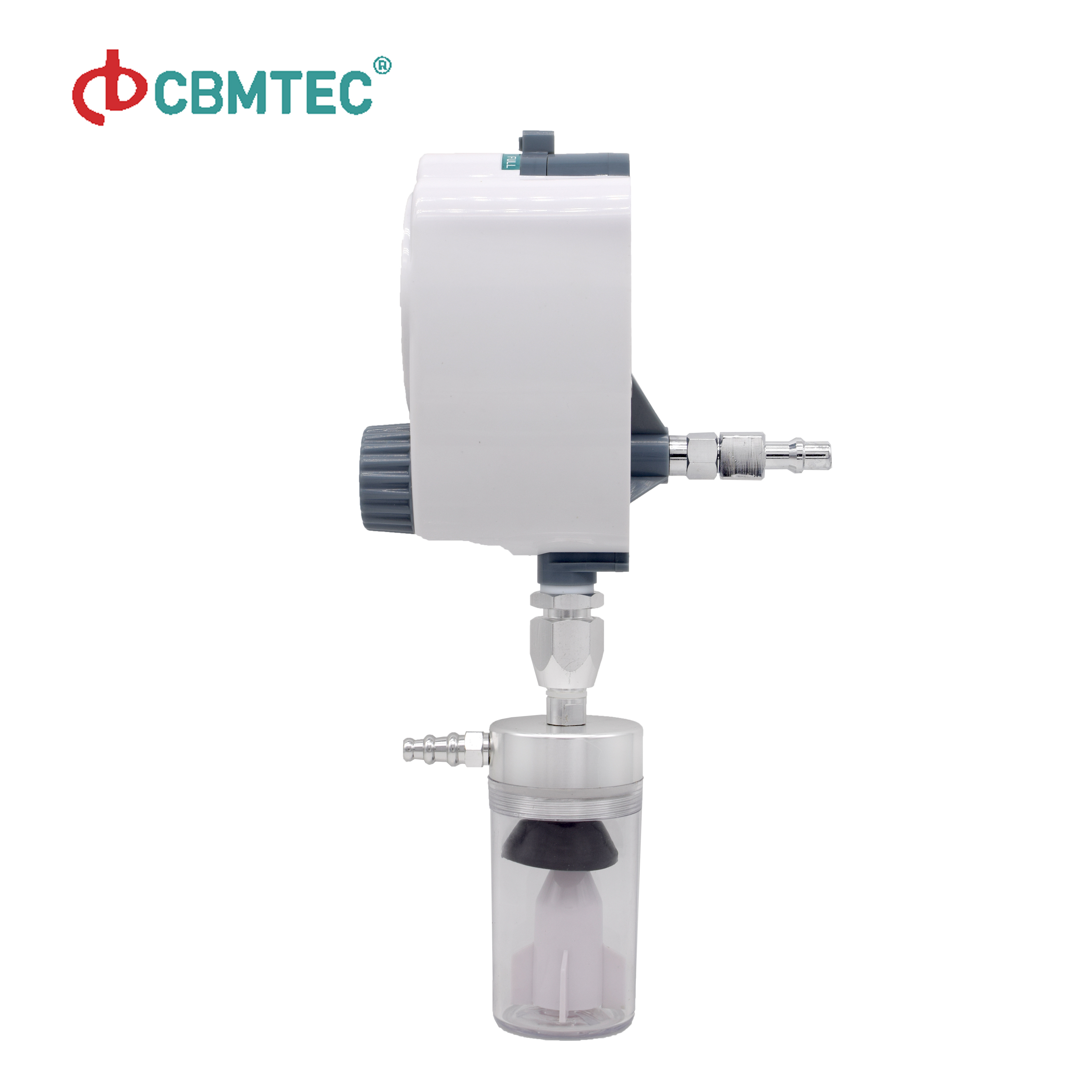 US-Style Medical Suction Regulator with Automatic Safety Shutoff and Pressure Control