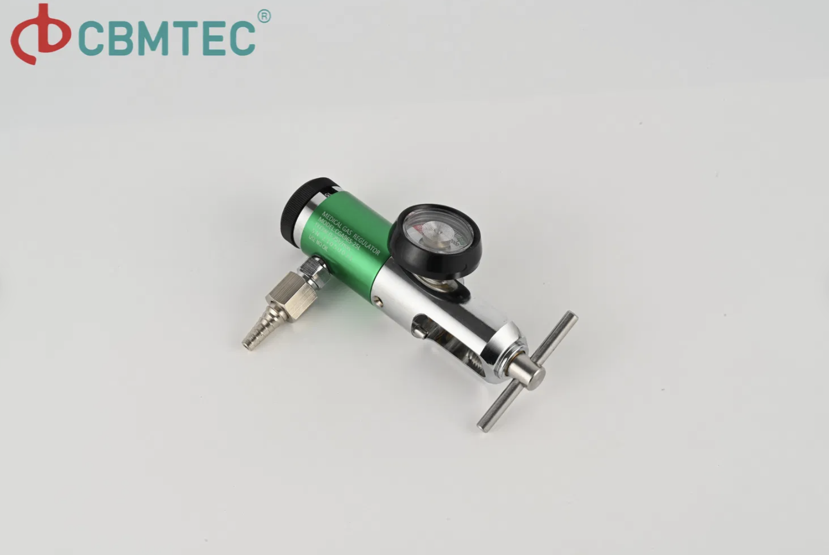 Medical Oxygen Regulator, First Aid Oxygen Regulator with Flow Meter and Humidifier for Oxygen Gas Cylinder