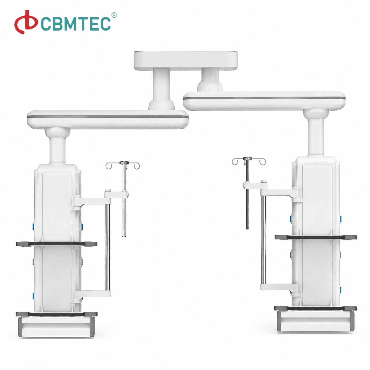 ICU swing arm suspension bridge