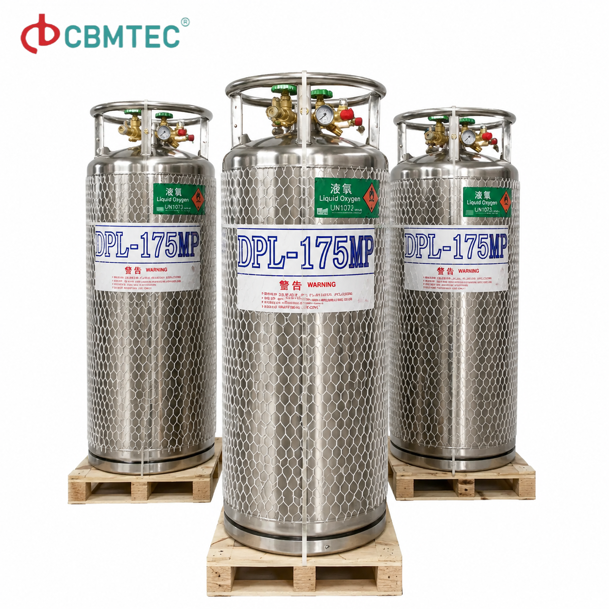 Medical Cryogenic Liquid Oxygen Dewar Cylinders