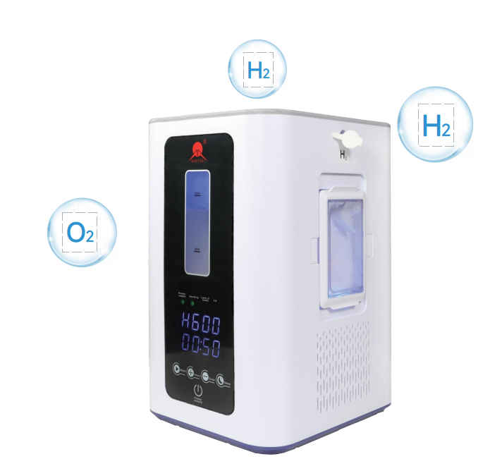Portable Hydrogen Water Therapy Machine 99.99% H2 High Purity Hydrogen Oxygen Inhalation Machine