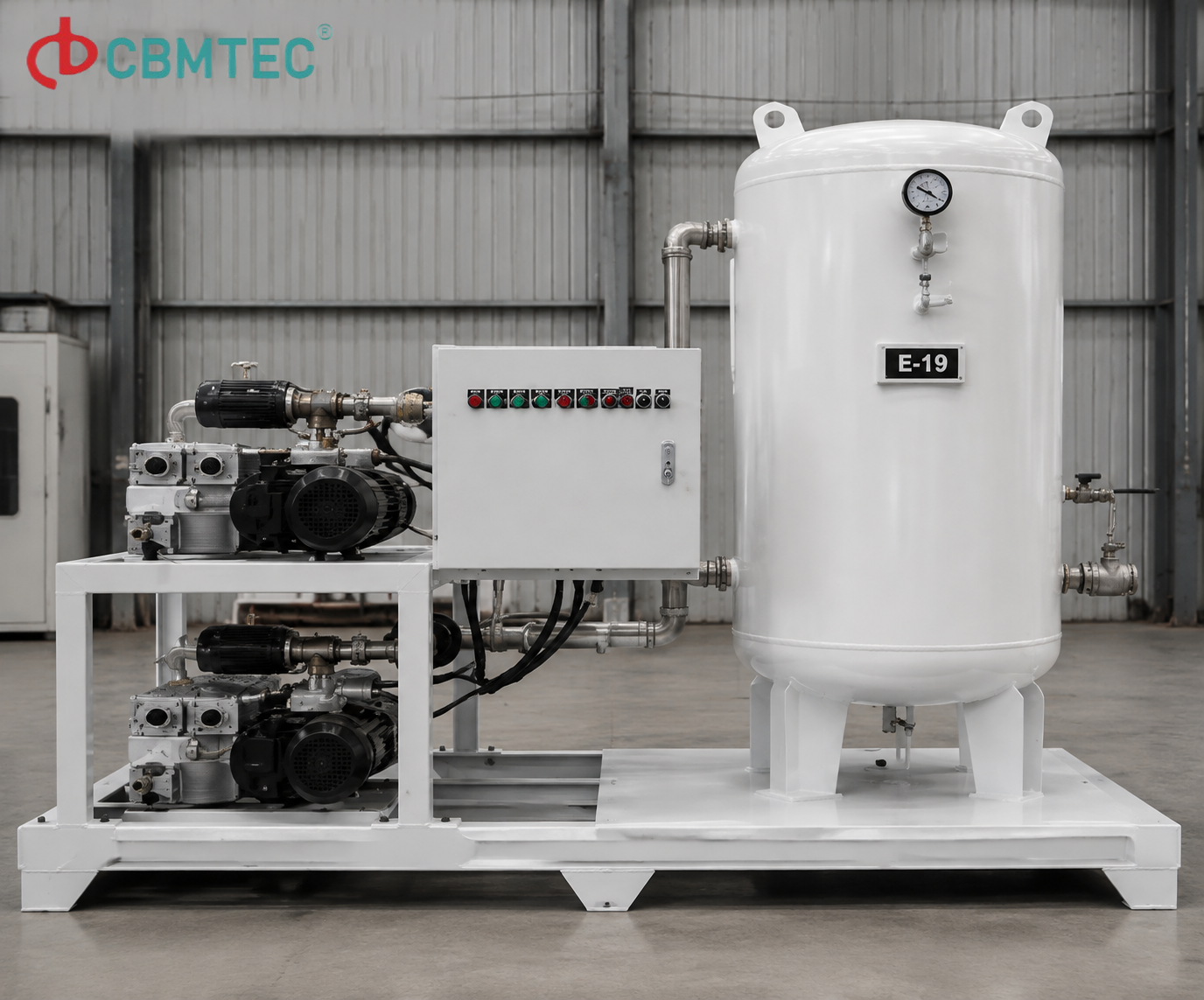 5m3/5000L Lox/Lin/Lar Mini Microbulk Tanks