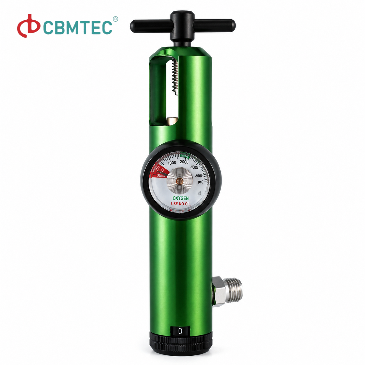 Click-style Bull-nose Oxygen Regulators 
