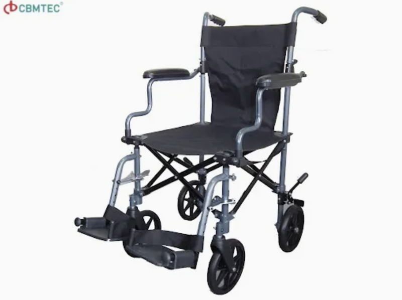 High-Quality Travel-Friendly Manual Wheelchair with Durable Casters for Seniors and Disabled Users