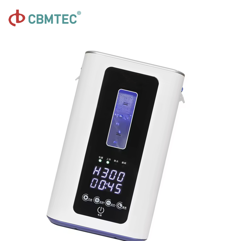 Portable Hydrogen Water Therapy Machine 99.99% H2 High Purity Hydrogen Oxygen Inhalation Machine